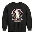 thumbnail image 1 of Instant Message - Cottontail Candy Co. - Toddler & Youth Crewneck Fleece Sweatshirt, 1 of 6