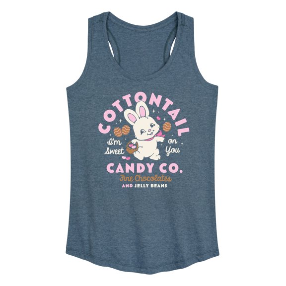 Instant Message - Cottontail Candy Company - Women's Racerback Tank Top
