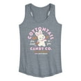 thumbnail image 1 of Instant Message - Cottontail Candy Company - Women's Racerback Tank Top, 1 of 6