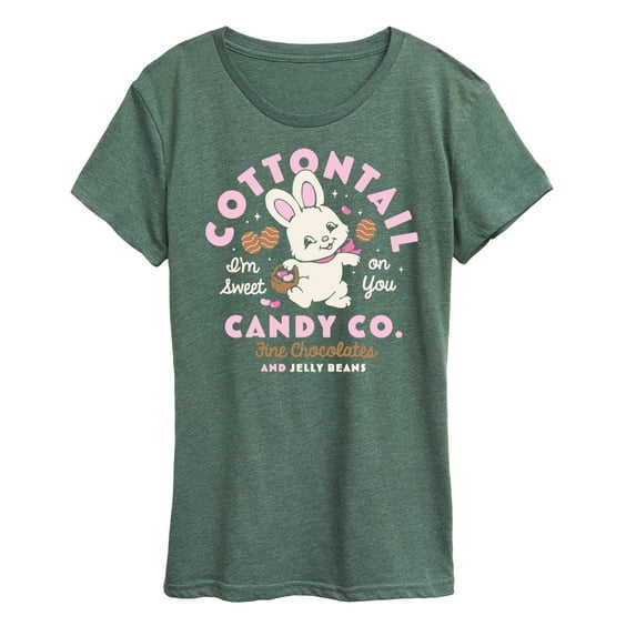 Instant Message - Cottontail Candy Company - Women's Short Sleeve Graphic T-Shirt