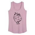 thumbnail image 1 of Instant Message - Country Casuals - Chicken w/ Flowers - Women's Racerback Tank Top, 1 of 6
