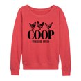 thumbnail image 1 of Instant Message - Country Casuals - Coop There It Is - Women's Lightweight French Terry Pullover, 1 of 6