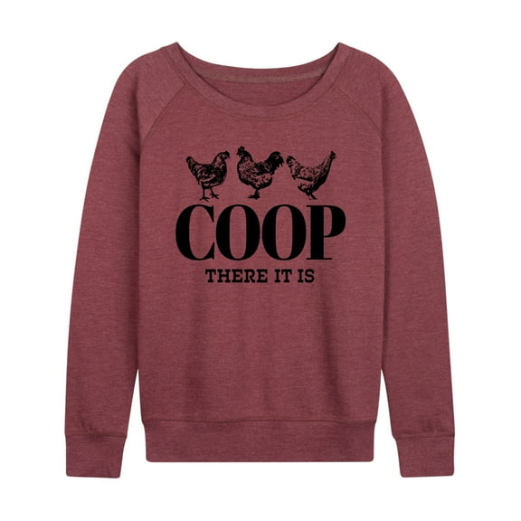 Instant Message - Country Casuals - Coop There It Is - Women's Lightweight French Terry Long Sleeve Shirt