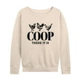 thumbnail image 1 of Instant Message - Country Casuals - Coop There It Is - Women's Lightweight French Terry Long Sleeve Shirt, 1 of 6