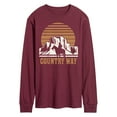 thumbnail image 1 of Instant Message - Country Way - Men's Long Sleeve T-Shirt, 1 of 1