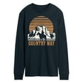 thumbnail image 1 of Instant Message - Country Way - Men's Long Sleeve T-Shirt, 1 of 6