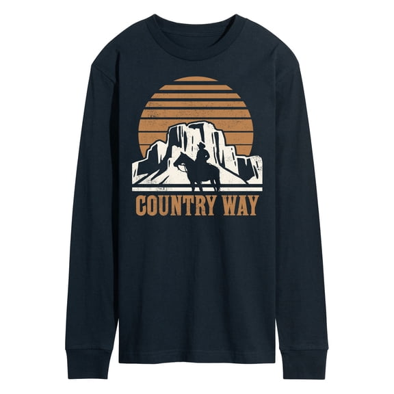 Instant Message - Country Way - Men's Long Sleeve T-Shirt