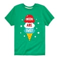 thumbnail image 1 of Instant Message - Cousin Are Sweet - Toddler And Youth Short Sleeve Graphic T-Shirt, 1 of 5