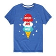 thumbnail image 1 of Instant Message - Cousin Are Sweet - Toddler And Youth Short Sleeve Graphic T-Shirt, 1 of 5