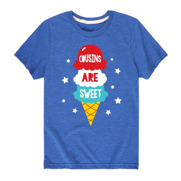 Instant Message - Cousin Are Sweet - Toddler And Youth Short Sleeve Graphic T-Shirt