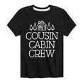 thumbnail image 1 of Instant Message - Cousin Cabin Crew - Vacation - Toddler & Youth Short Sleeve Graphic T-Shirt, 1 of 6