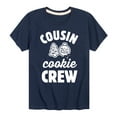 thumbnail image 1 of Instant Message - Cousin Cookie Crew - Toddler And Youth Short Sleeve Graphic T-Shirt, 1 of 5