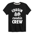 thumbnail image 1 of Instant Message - Cousin Cookie Crew - Toddler And Youth Short Sleeve Graphic T-Shirt, 1 of 5