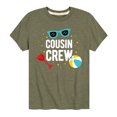 thumbnail image 1 of Instant Message - Cousin Crew Beach - Toddler And Youth Short Sleeve Graphic T-Shirt, 1 of 5