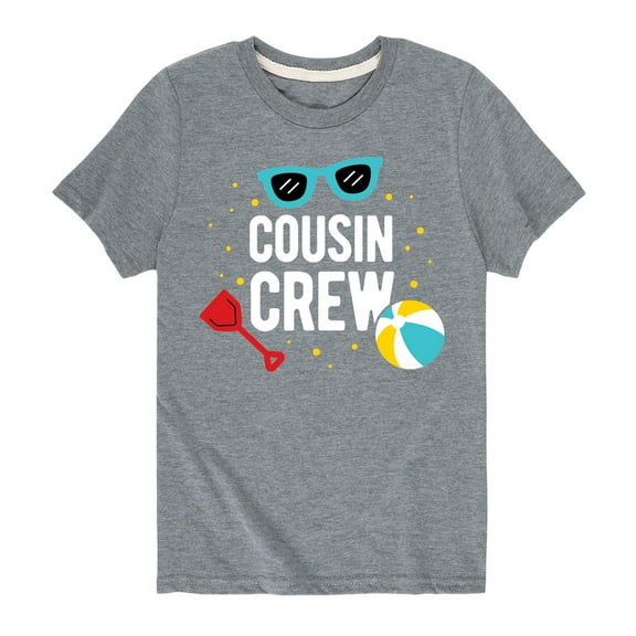 Instant Message - Cousin Crew Beach - Toddler And Youth Short Sleeve Graphic T-Shirt