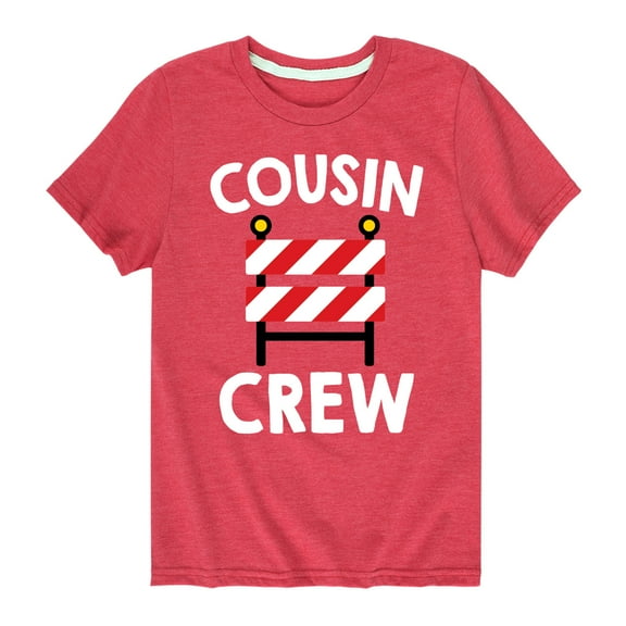 Instant Message - Cousin Crew Construction - Toddler And Youth Short Sleeve Graphic T-Shirt