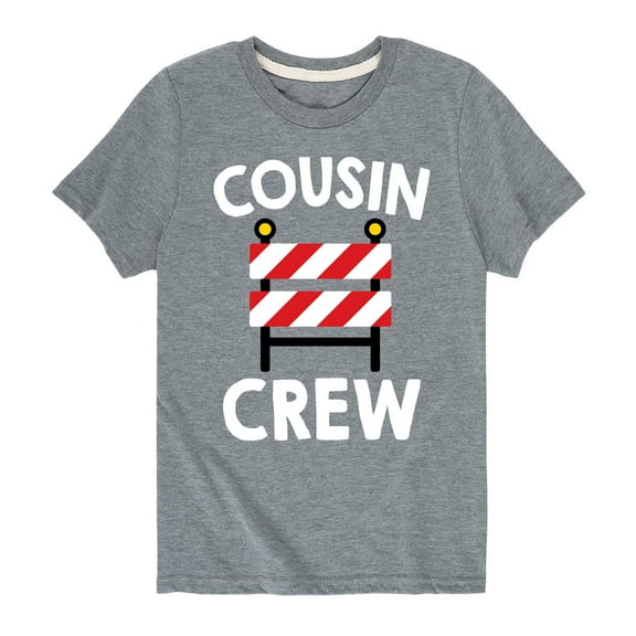 Instant Message - Cousin Crew Construction - Toddler And Youth Short Sleeve Graphic T-Shirt