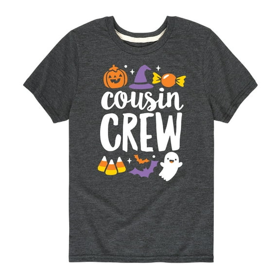 Instant Message - Cousin Crew Halloween - Youth Short Sleeve Tee