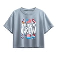 thumbnail image 1 of Instant Message - Cousin Crew July 4th Short Sleeve Boxy Graphic T-Shirt, 1 of 6