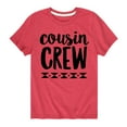 thumbnail image 1 of Instant Message - Cousin Crew - Toddler And Youth Short Sleeve Graphic T-Shirt, 1 of 6