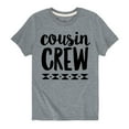 thumbnail image 1 of Instant Message - Cousin Crew - Toddler And Youth Short Sleeve Graphic T-Shirt, 1 of 6