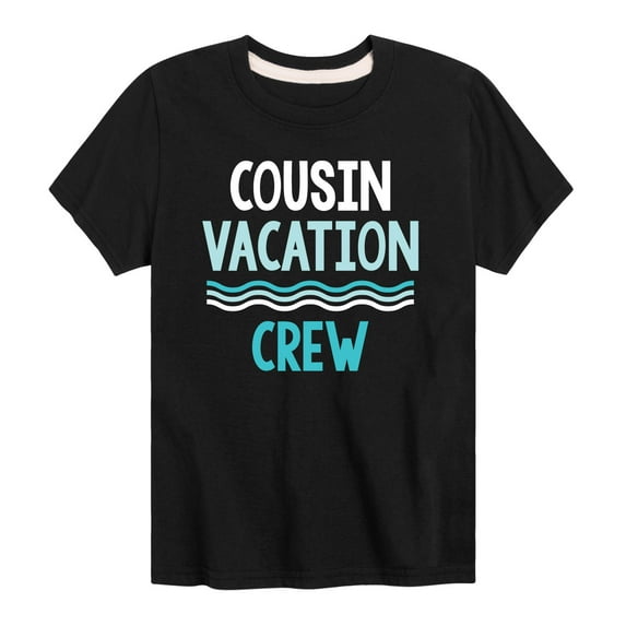 Instant Message - Cousin Vacation Crew - Toddler And Youth Short Sleeve Graphic T-Shirt