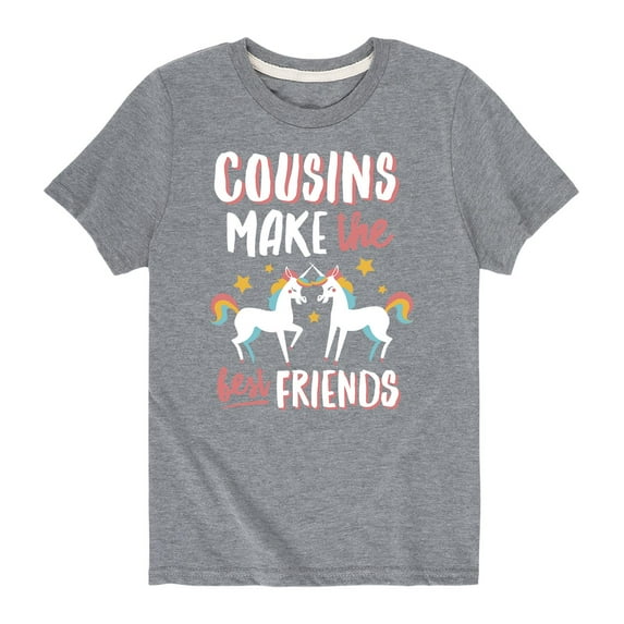 Instant Message - Cousins Make Best Friends - Youth Short Sleeve Tee
