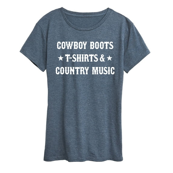 Instant Message - Cowboy Boots - Women's Short Sleeve Graphic T-Shirt