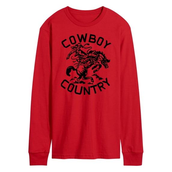 Instant Message - Cowboy Country - Men's Long Sleeve T-Shirt