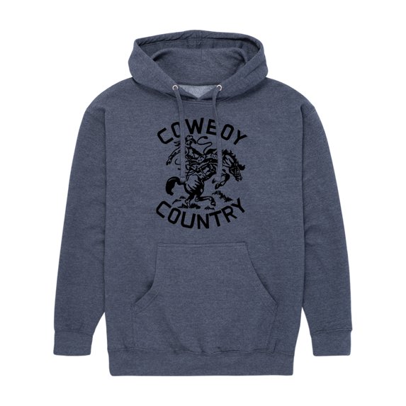Instant Message - Cowboy Country - Men's Pullover Hooded Fleece Sweatshirt