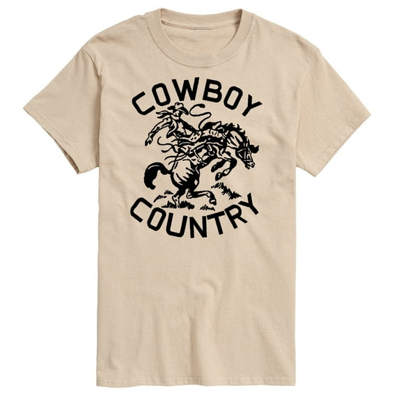 Instant Message - Cowboy Country - Men's Short Sleeve Graphic T-Shirt