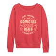 thumbnail image 1 of Instant Message - Cowgirl Social Club - Women's Lightweight French Terry Pullover, 1 of 6