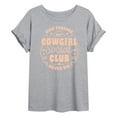 thumbnail image 1 of Instant Message - Cowgirl Social Club - Women's Oversized Graphic T-Shirt, 1 of 5