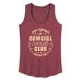 thumbnail image 1 of Instant Message - Cowgirl Social Club - Women's Racerback Tank Top, 1 of 6