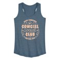 thumbnail image 1 of Instant Message - Cowgirl Social Club - Women's Racerback Tank Top, 1 of 6