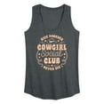 thumbnail image 1 of Instant Message - Cowgirl Social Club - Women's Racerback Tank Top, 1 of 6