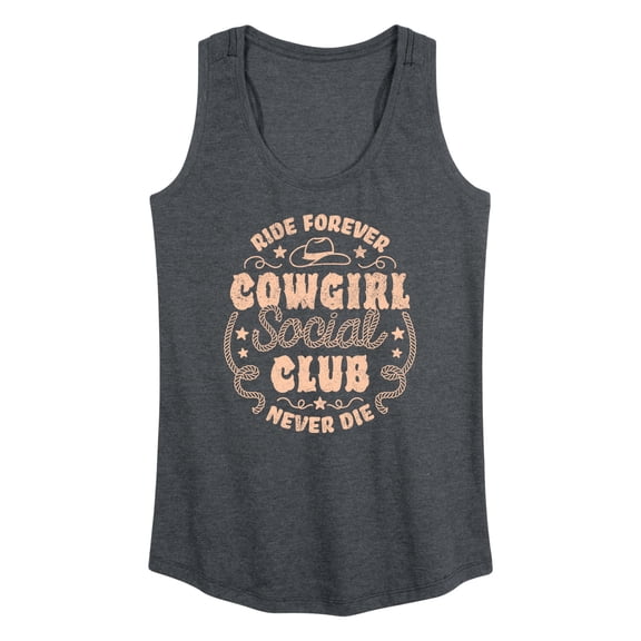 Instant Message - Cowgirl Social Club - Women's Racerback Tank Top