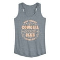 thumbnail image 1 of Instant Message - Cowgirl Social Club - Women's Racerback Tank Top, 1 of 6
