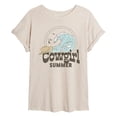 thumbnail image 1 of Instant Message - Cowgirl Summer - Women's Oversized Graphic T-Shirt, 1 of 5