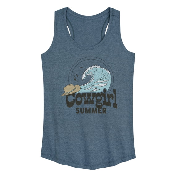 Instant Message - Cowgirl Summer - Women's Racerback Tank Top