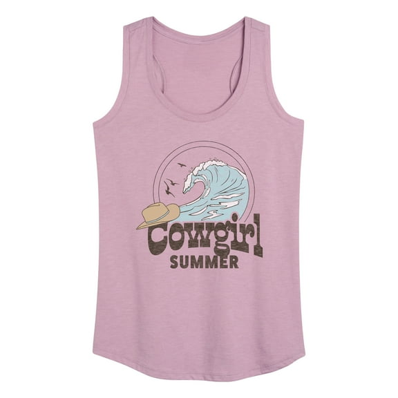 Instant Message - Cowgirl Summer - Women's Racerback Tank Top