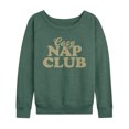 thumbnail image 1 of Instant Message - Cozy Nap Club - Women's Lightweight French Terry Long Sleeve Shirt, 1 of 6