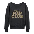 thumbnail image 1 of Instant Message - Cozy Nap Club - Women's Lightweight French Terry Long Sleeve Shirt, 1 of 6