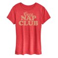 thumbnail image 1 of Instant Message - Cozy Nap Club - Women's Short Sleeve Graphic T-Shirt, 1 of 6