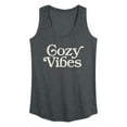 thumbnail image 1 of Instant Message - Cozy Vibes - Women's Racerback Tank Top, 1 of 6