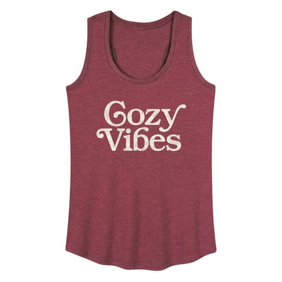Instant Message - Cozy Vibes - Women's Racerback Tank Top