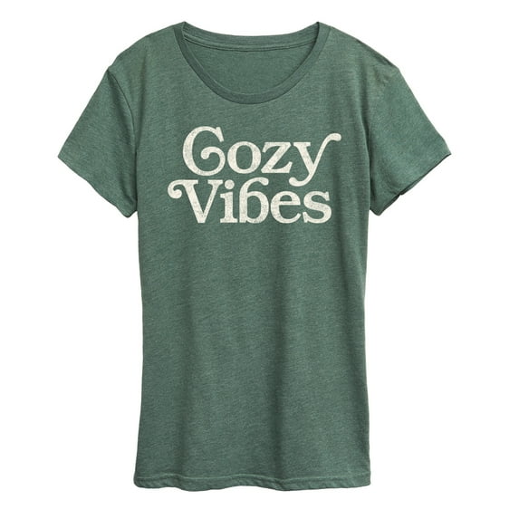 Instant Message - Cozy Vibes - Women's Short Sleeve Graphic T-Shirt