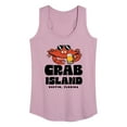 thumbnail image 1 of Instant Message - Crab Island - Women's Racerback Tank Top, 1 of 6