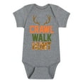 thumbnail image 1 of Instant Message - Crawl Walk Hunt - Infant Baby One Piece, 1 of 5