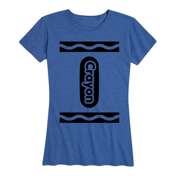 Instant Message - Crayon Label - Women's Short Sleeve Graphic T-Shirt